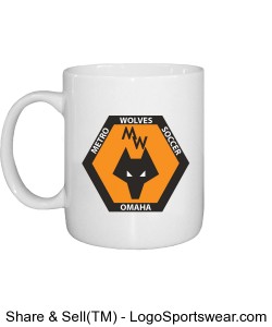 Wolves Custom Printed Mug Design Zoom